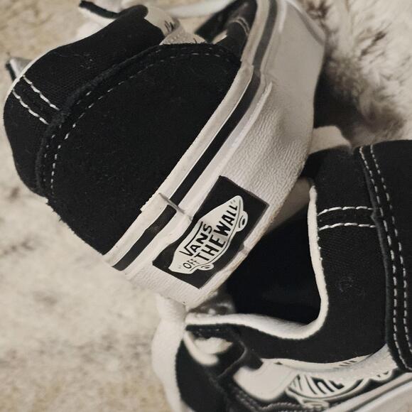 Vans Kids Old Skool Logo Print Black & White 12  NWOT - Picture 7 of 7